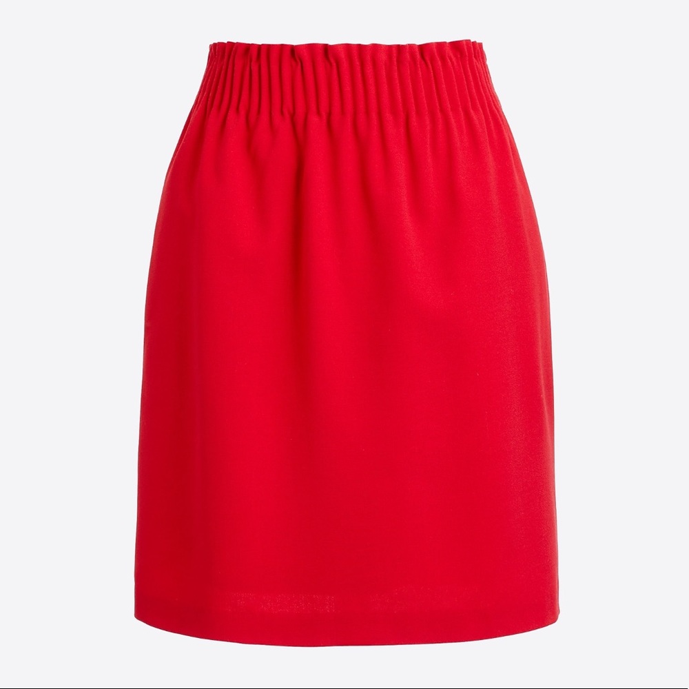 🎉🌹JCrew Red Sidewalk Skirt